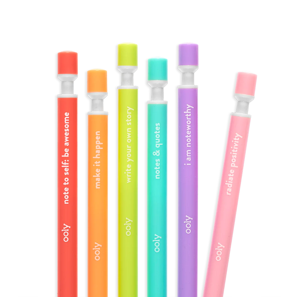 Grafit mekaniska pennor – set med 6