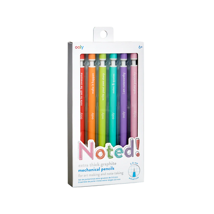 Grafit mekaniska pennor – set med 6