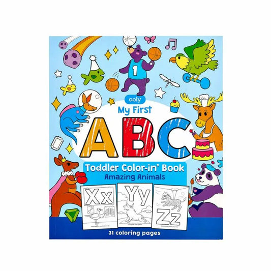 OOLY Målarbok ABC Amazing Animals Toddler