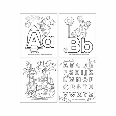 OOLY Målarbok ABC Amazing Animals Toddler