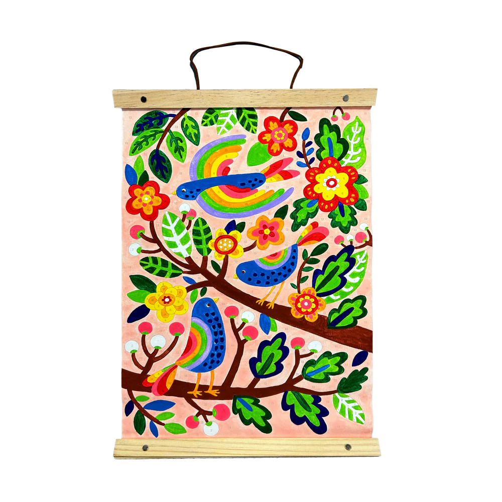 Paintology Paint By Number Canvas Kit - Blue Birds