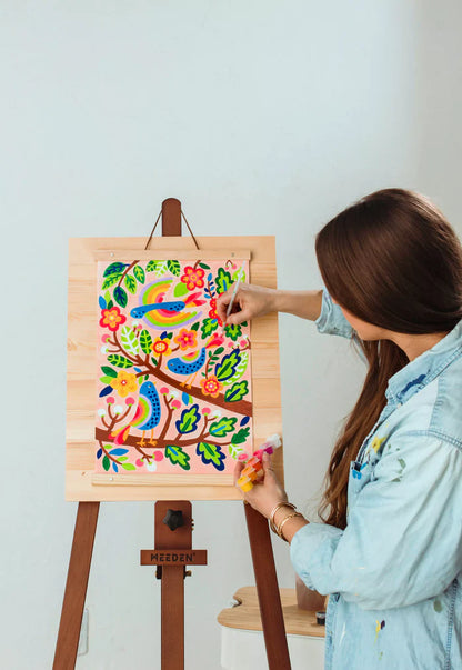 Paintology Paint By Number Canvas Kit - Blue Birds
