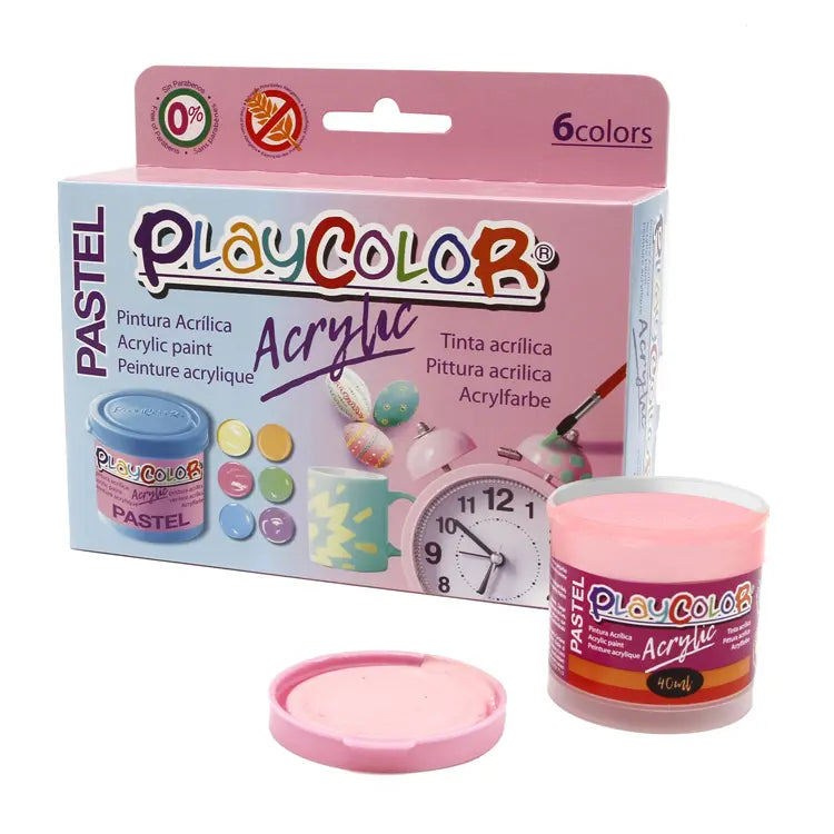pastell akrylfärg set