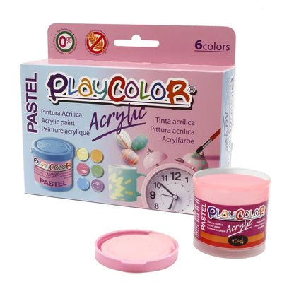pastell akrylfärg set