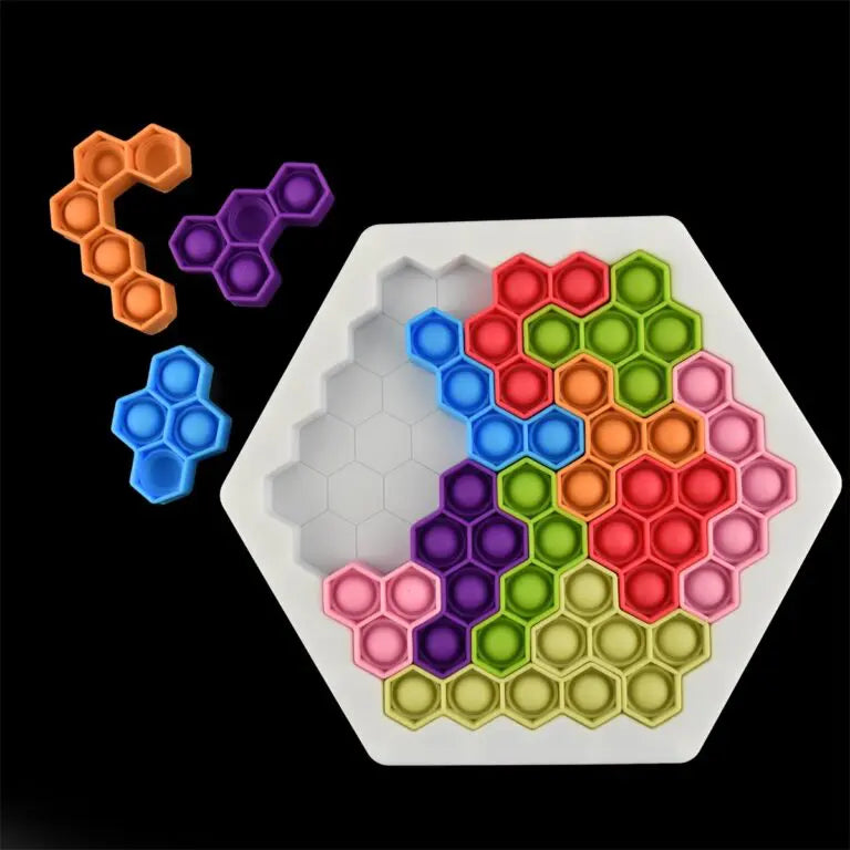 pusselspel hexagon