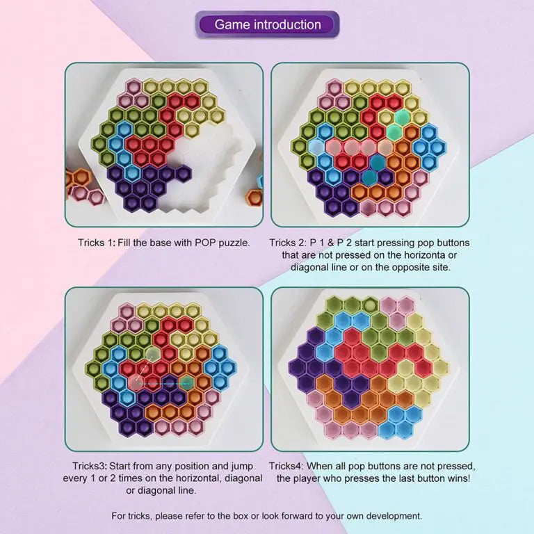 pusselspel hexagon