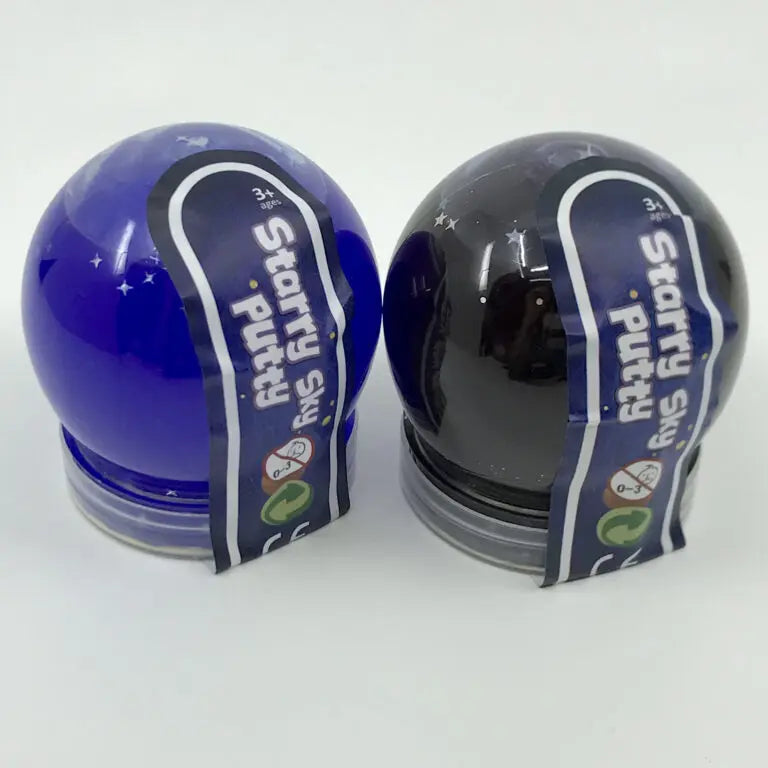 Putty med Paljetter – Silverstjärnor