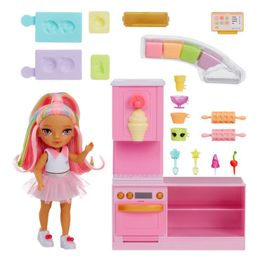 Rainbow High Little Dessert Shop med Kandy Leksakset