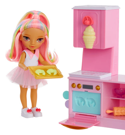 Rainbow High Little Dessert Shop med Kandy Leksakset