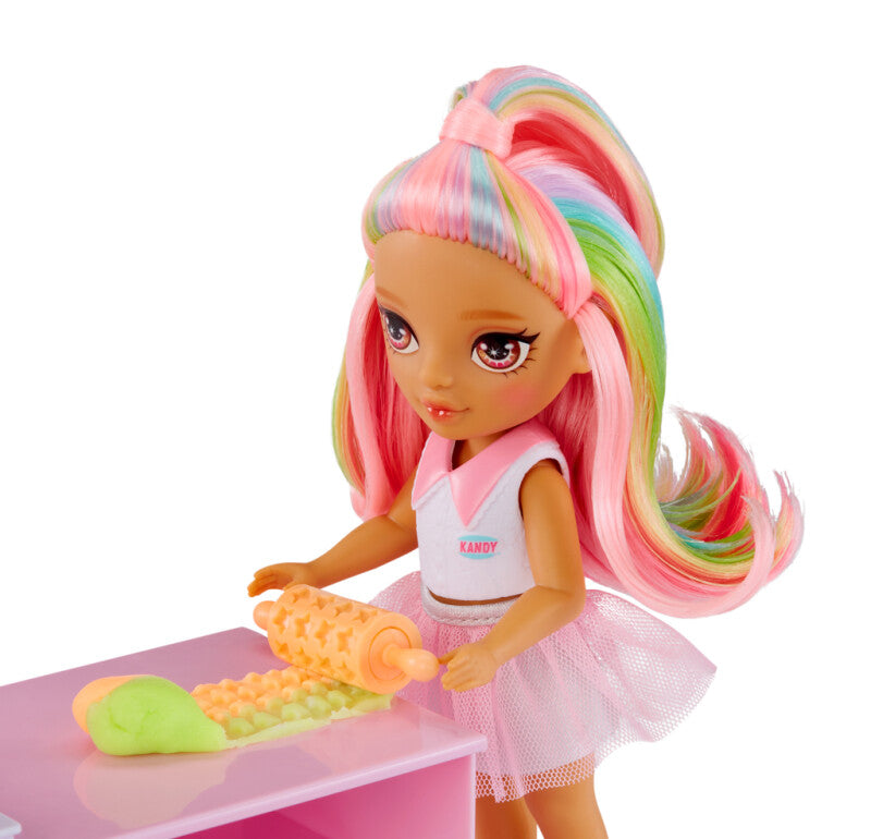 Rainbow High Little Dessert Shop med Kandy Leksakset