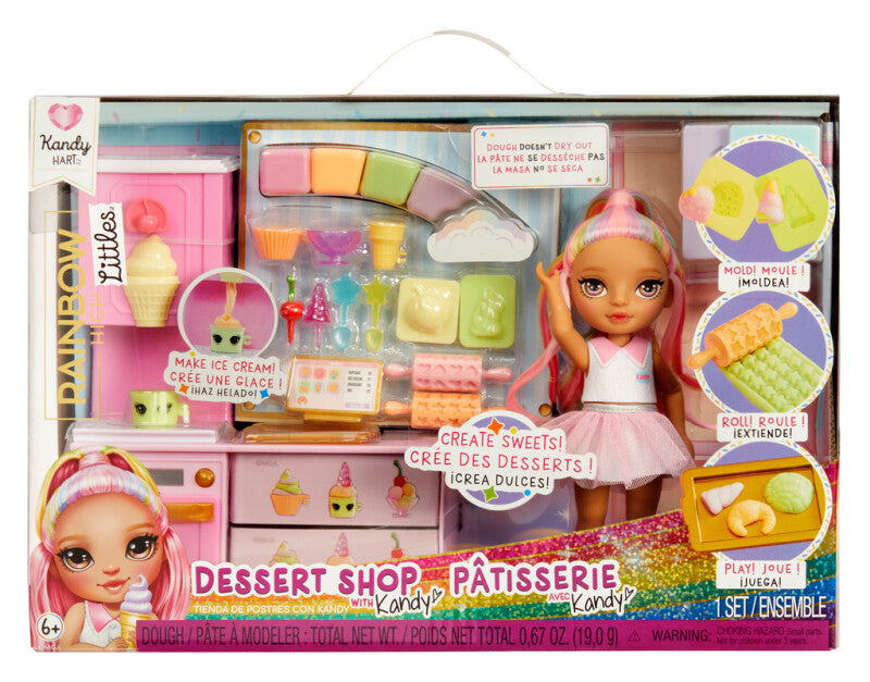 Rainbow High Little Dessert Shop med Kandy Leksakset