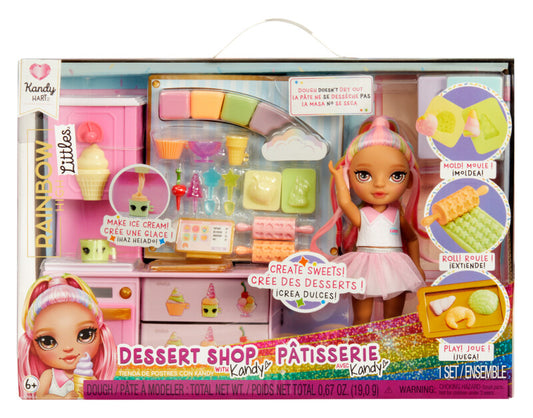 Rainbow High Little Dessert Shop med Kandy Leksakset