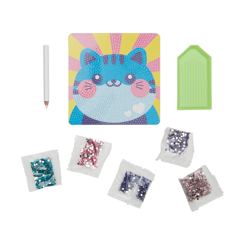 Ooly Razzle Dazzle D.I.Y. Mini Gem Art Kit - Cutesy Cat
