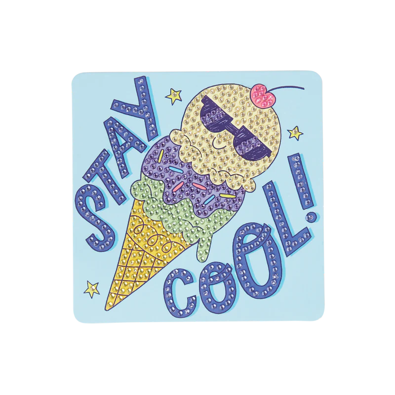 Ooly Razzle Dazzle D.I.Y. Mini Gem Art Kit: Cool Cream