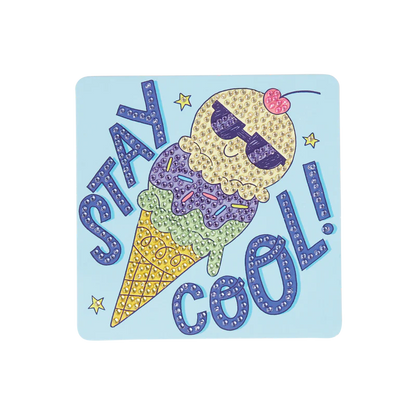 Ooly Razzle Dazzle D.I.Y. Mini Gem Art Kit: Cool Cream