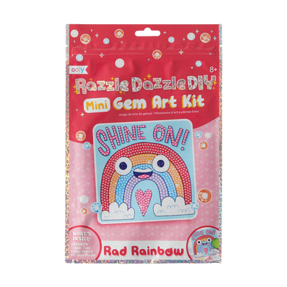 OOLY Razzle Dazzle D.I.Y. Mini Gem Art Kit: Rad Rainbow