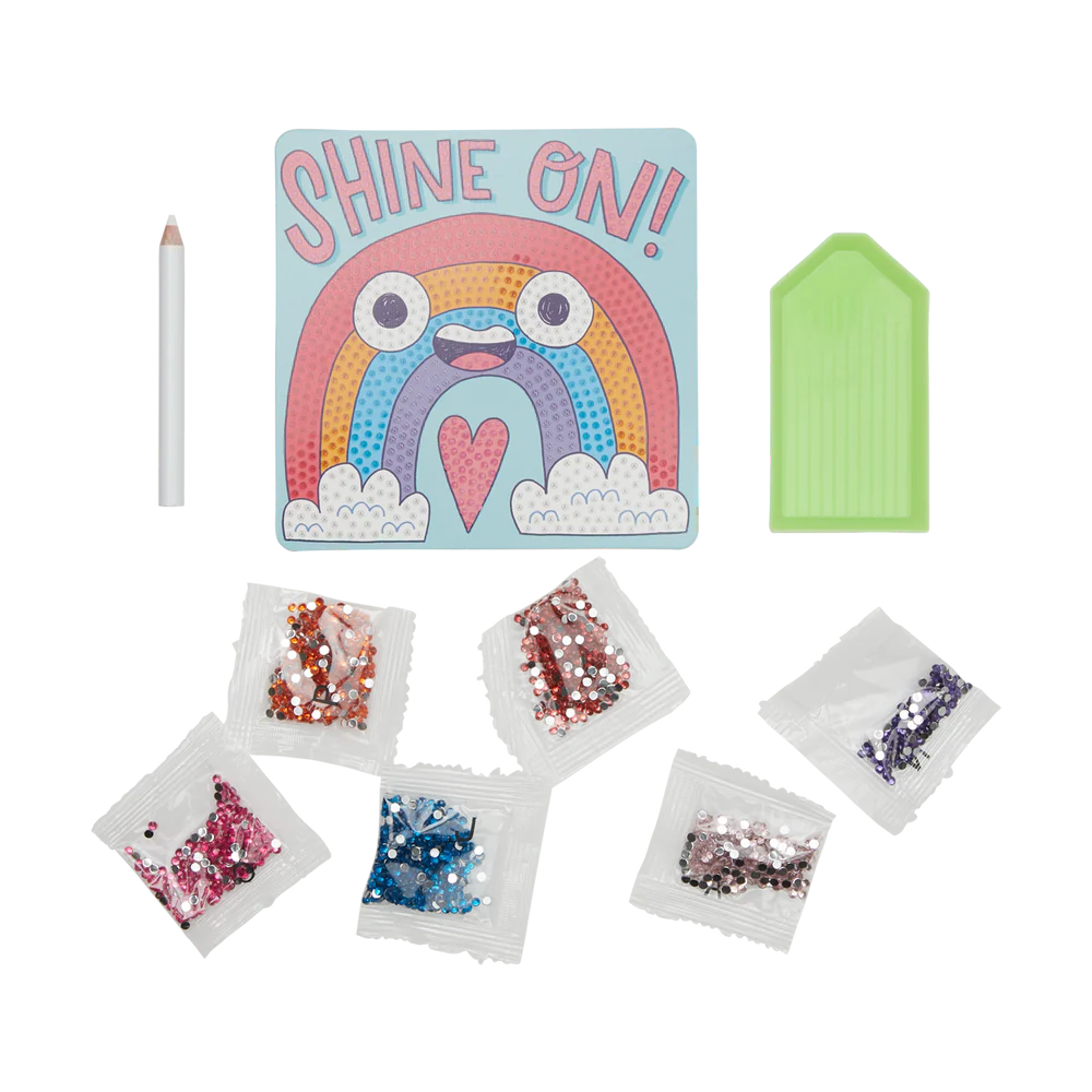 OOLY Razzle Dazzle D.I.Y. Mini Gem Art Kit: Rad Rainbow