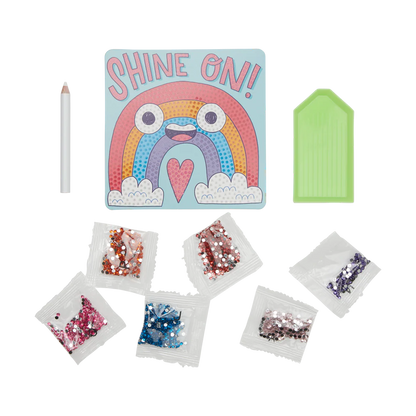 OOLY Razzle Dazzle D.I.Y. Mini Gem Art Kit: Rad Rainbow