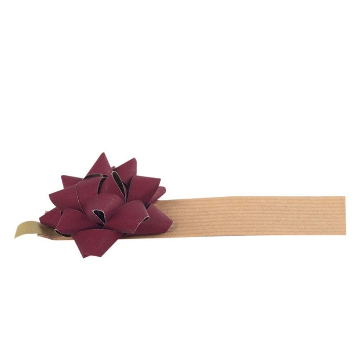 Rosett Papper Recycled påsslutare bordeaux -  13mm