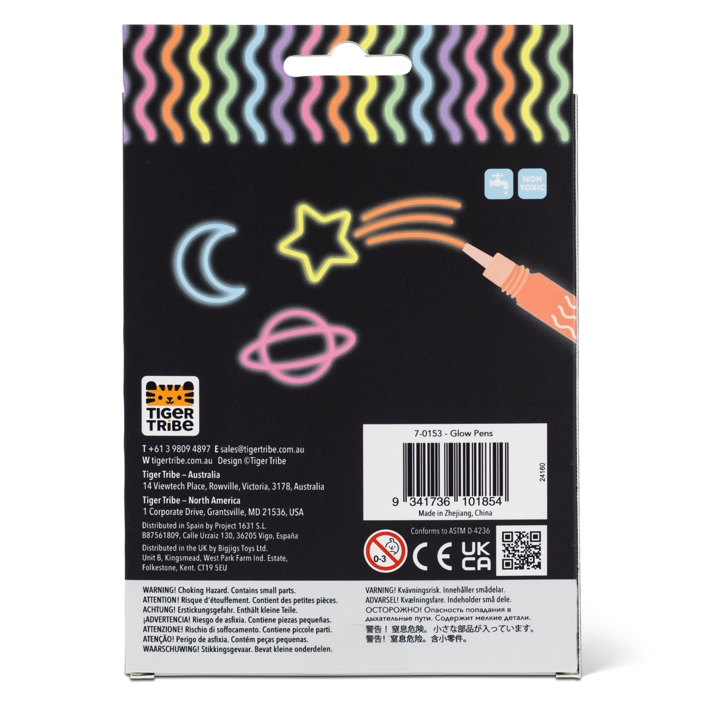 Glow Pennor -Tiger Tribe