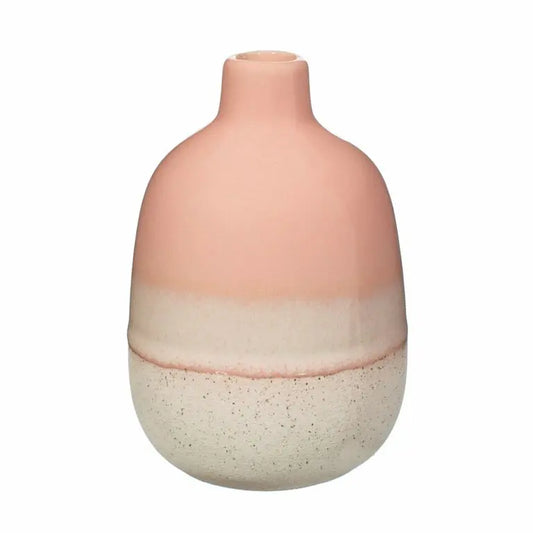 Sass & Belle Vas Stengods Rosa Mojave Ombré-effekt
