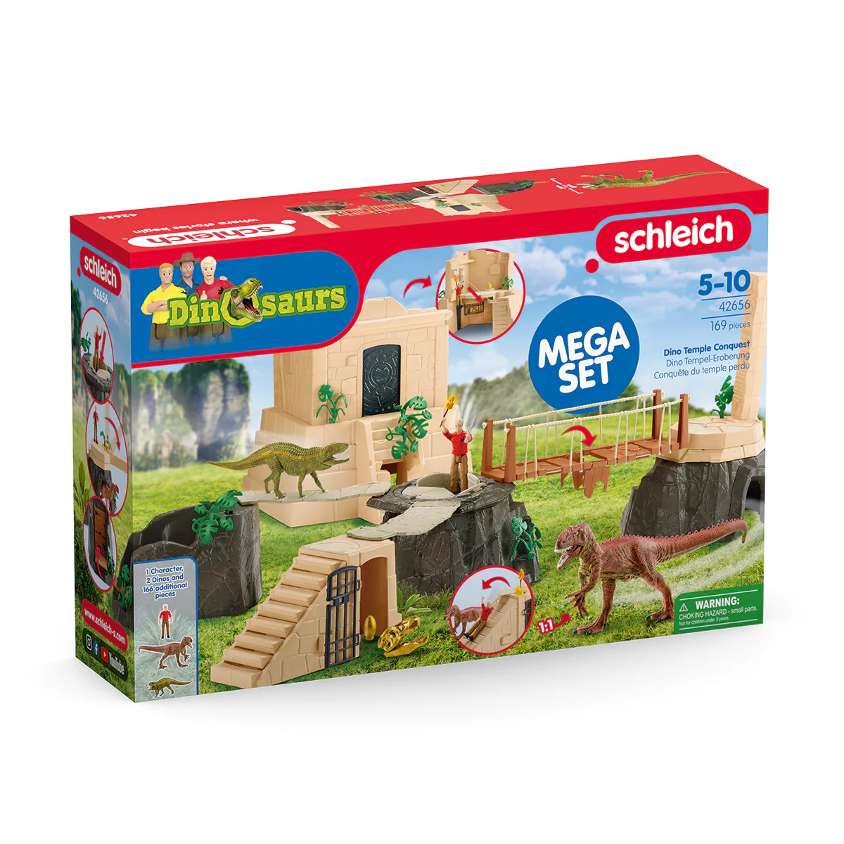 Schleich Dino Temple Conquest Mega-Set