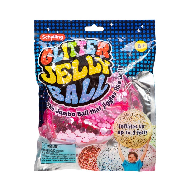 Schylling Jumbo Glitter Geléboll - Glitter Jelly Ball