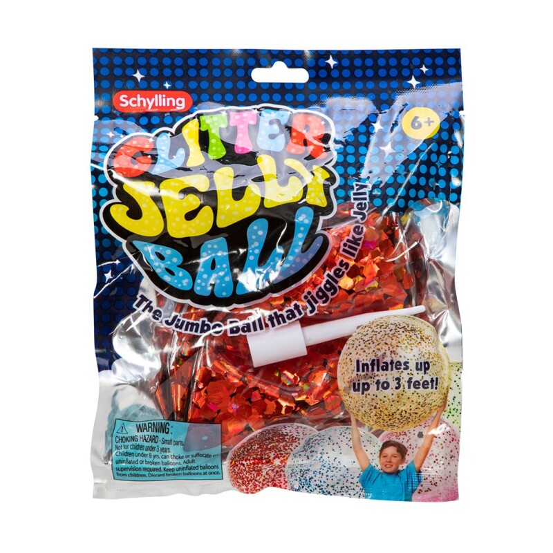 Schylling Jumbo Glitter Geléboll - Glitter Jelly Ball
