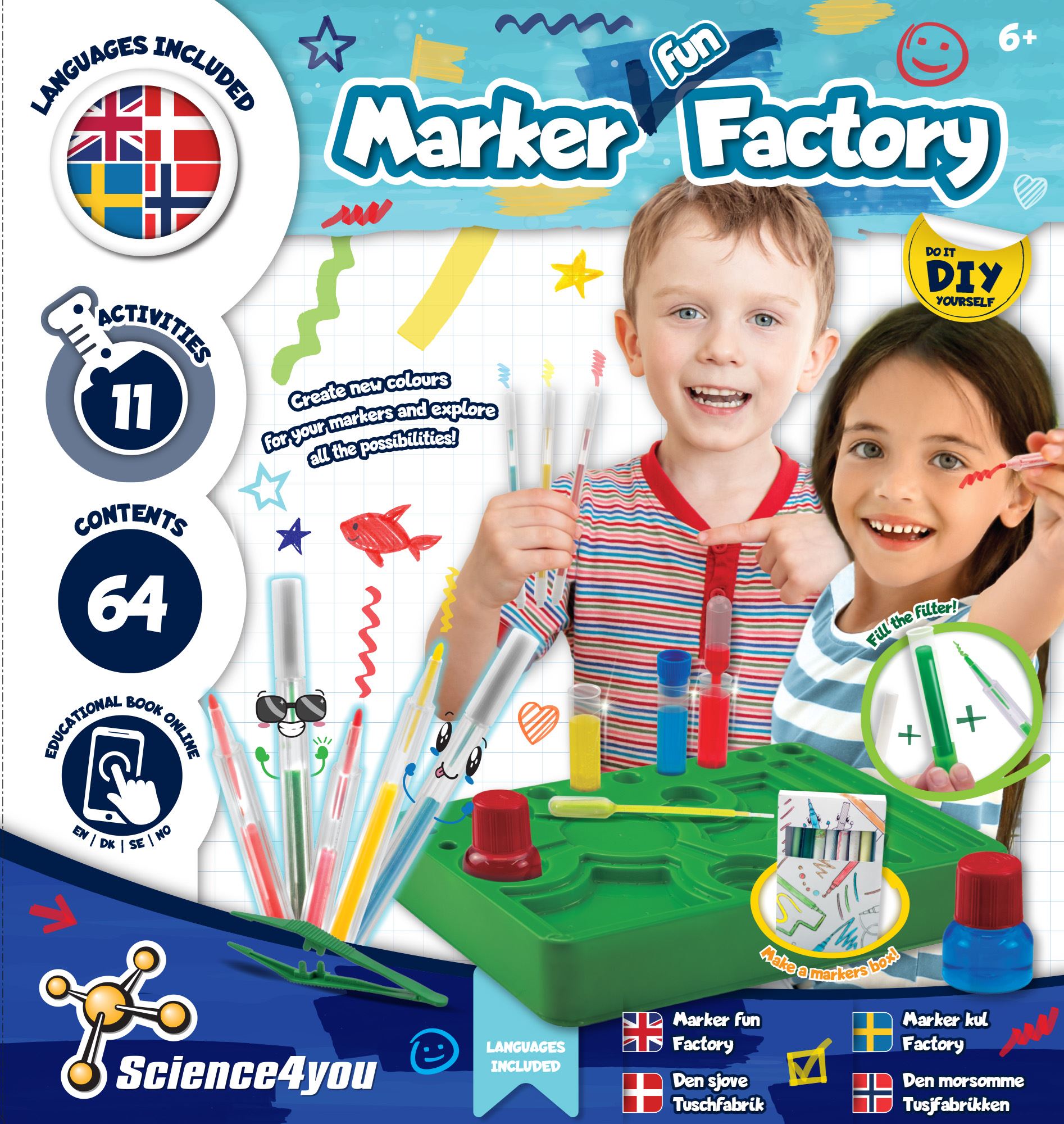 Science4you, Marker Factory, Non-scented – Hurryskurry.com