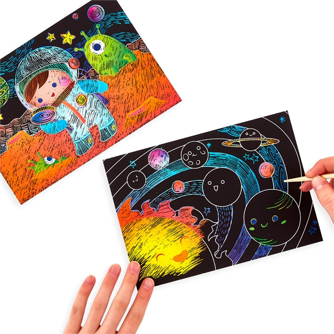 OOLY Skrapmotiv Rymdforskare Art Kit