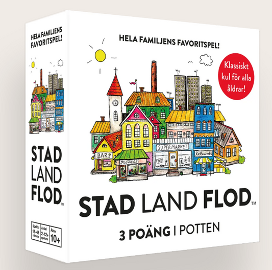 Stad-Land-Flod Kortspel