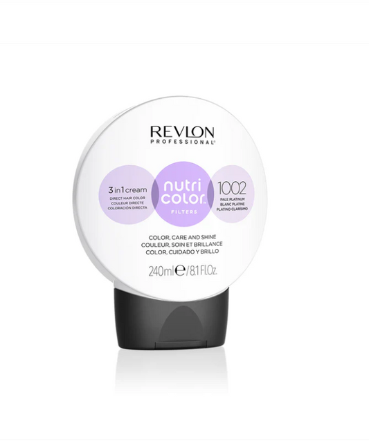 Nutri Color Filters Toning 1002 Pale Platinum 240 ml- Revlon Professional