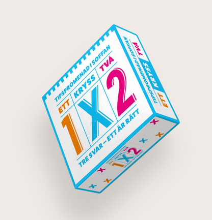 Sällskapsspel 1X2 - Tipspromenad i soffan