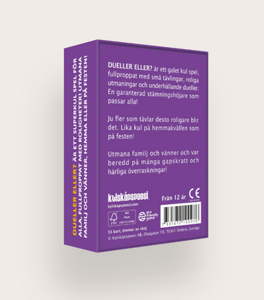 Sällskapsspel- Dueller eller?