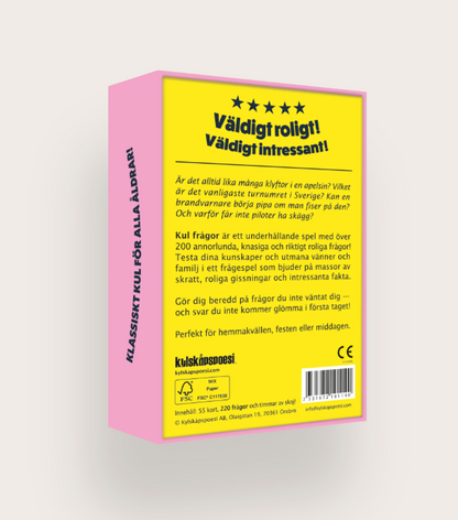 Sällskapsspel- Kul frågor!