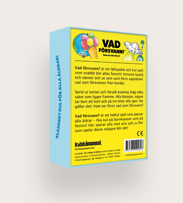 Sällskapsspel- Vad försvann?