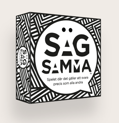 Sällskapsspel- Säg samma!