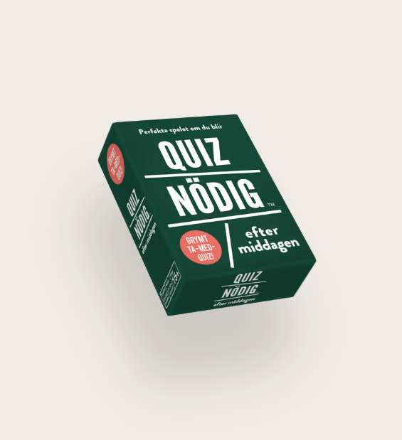 Sällskapsspel QuizNödig - Efter middagen