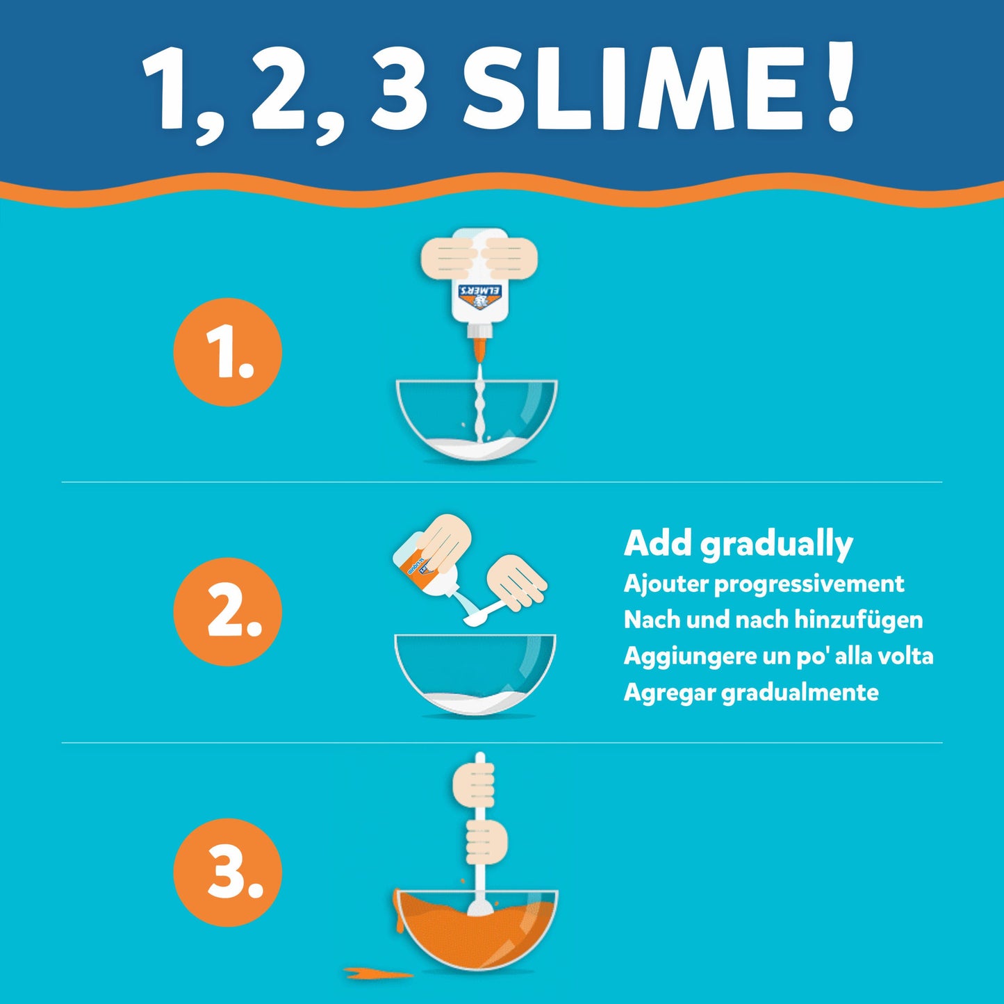 Elmer’s Opaque Färg 147 ml PVA Lim Till Slime