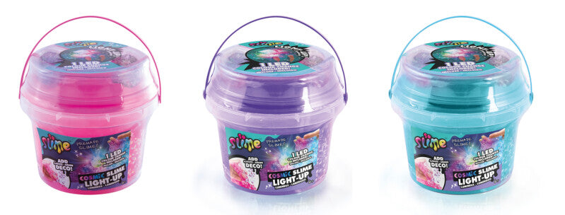 So Slime Lysande Kosmisk Slime i Hink 1-pack