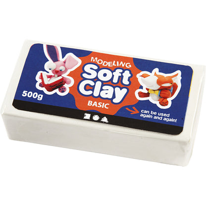 Klassisk Modellera Soft Clay 13x6x4 cm 500 g