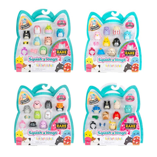 Squish-a-longs 2,5 cm 8-pack S3 - Assorted