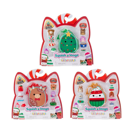 Squish-a-longs Holiday 4-pack - Assorted