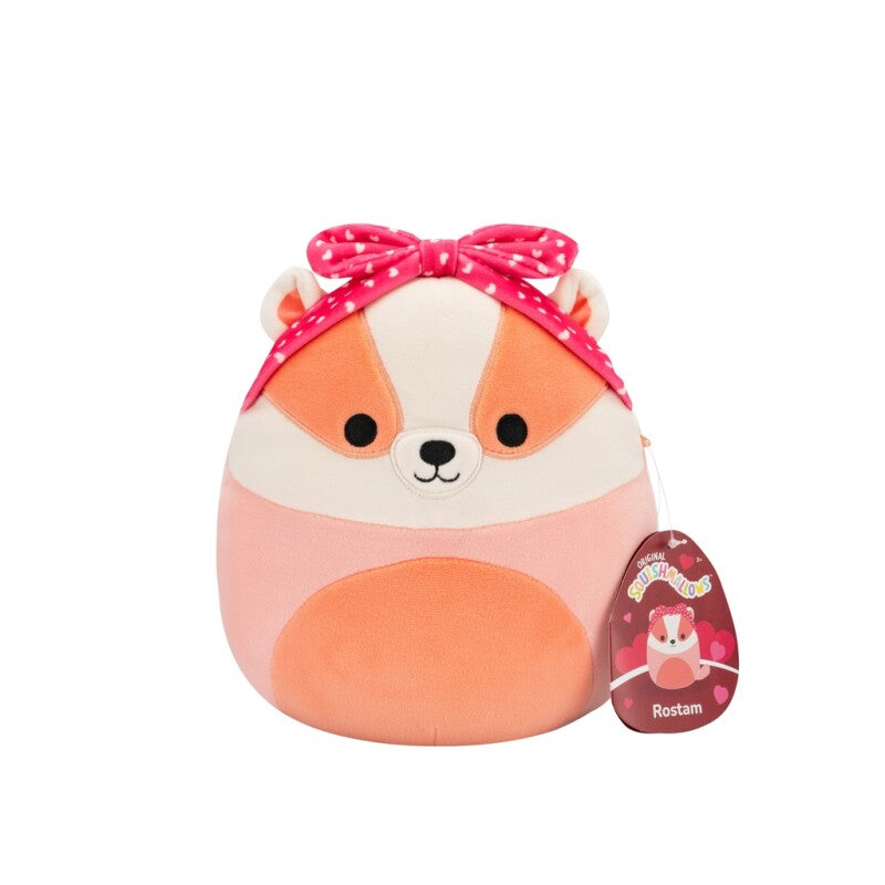 Squishmallows P23 Hjärta - Rostam Badger 19 cm
