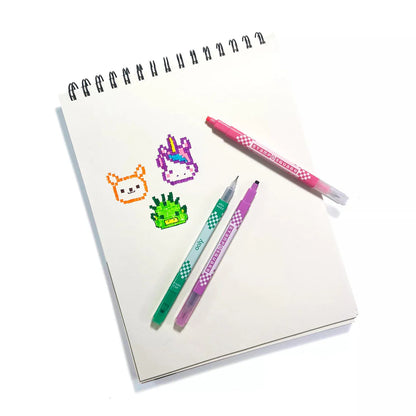 Stamp-A-Square Double Ended Markers - Set of 12