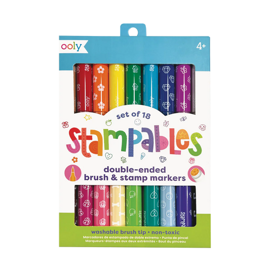 OOLY Lukt & Stämpelpennor Fruktdoft Stampables Scented Double-ended Stamp Markers - Set om 18