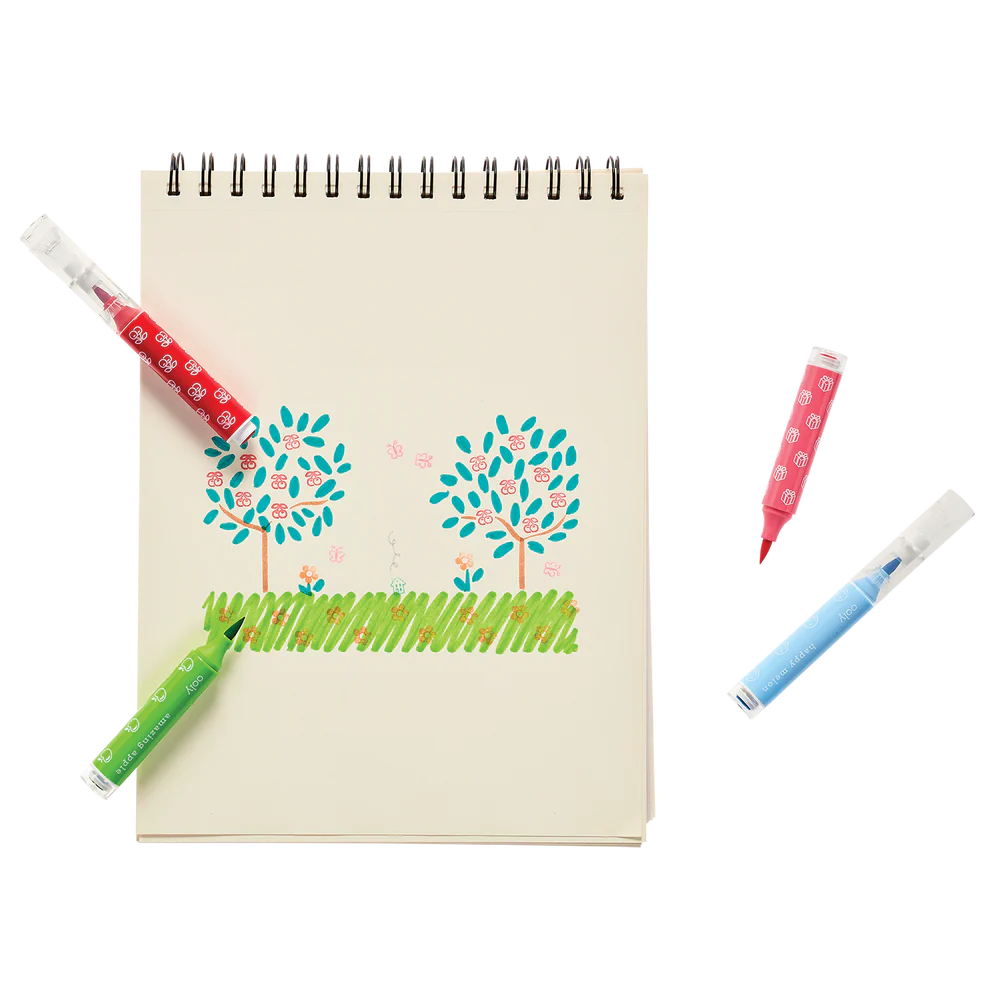 OOLY Lukt & Stämpelpennor Fruktdoft Stampables Scented Double-ended Stamp Markers - Set om 18