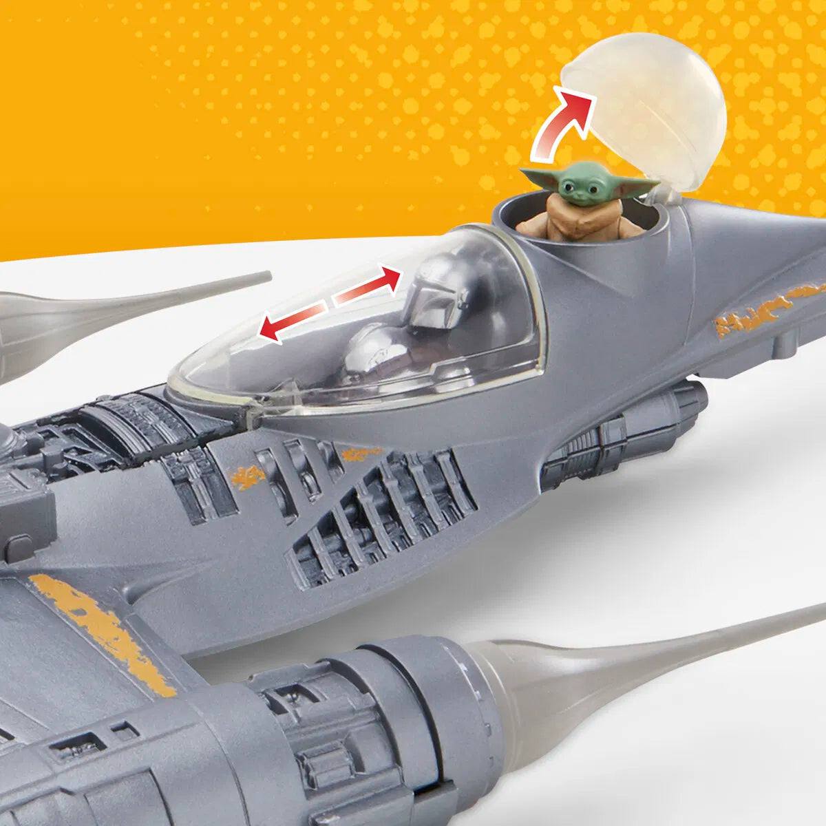 Star Wars Starfighter N1 & Figure 10 cm