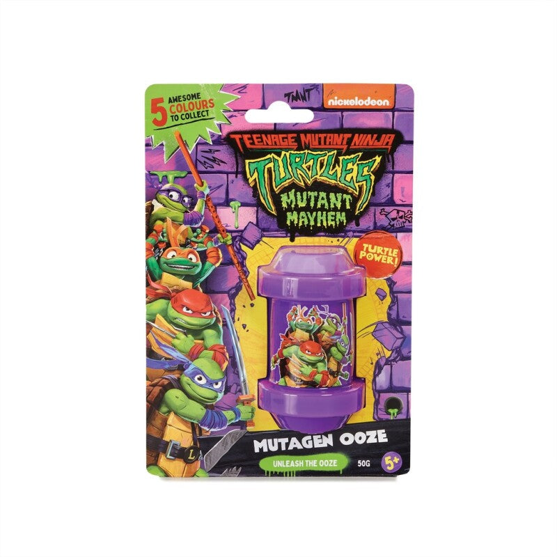 TMNT Mutagen Ooze Slime - 5 varianter i CDU