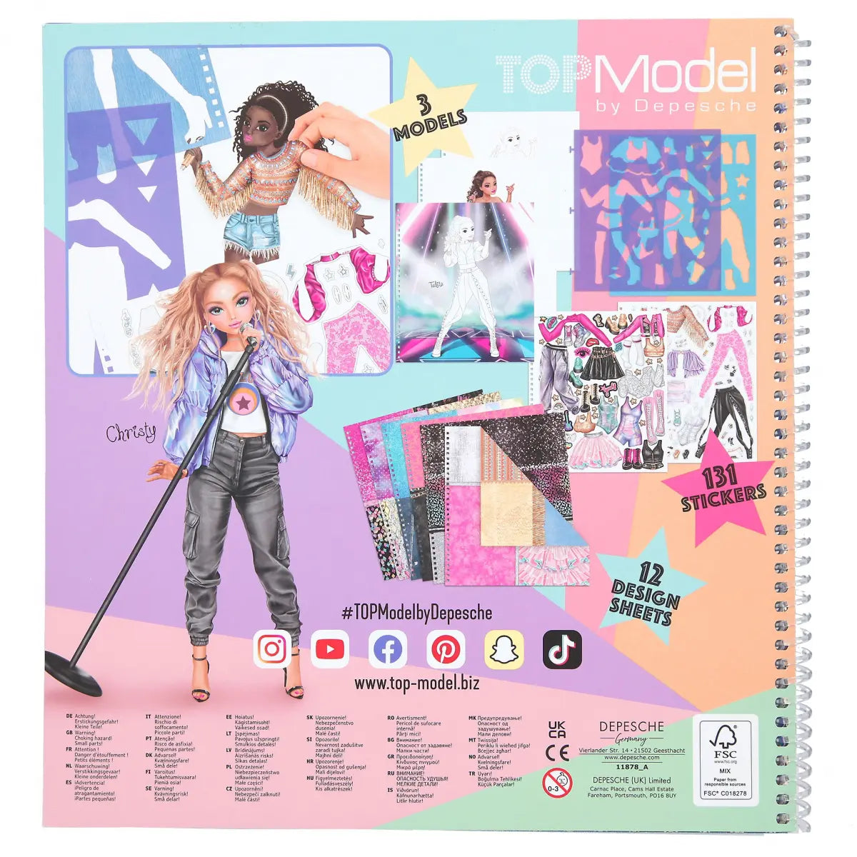TOPModel-Designbok-Popstar-Christy